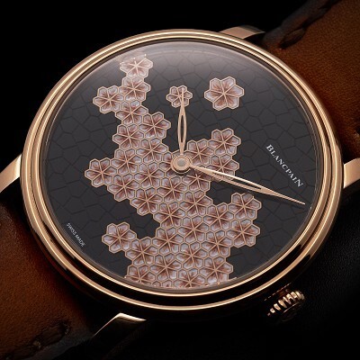 Blancpain Villeret Cherry Blossom Enamel Artwork