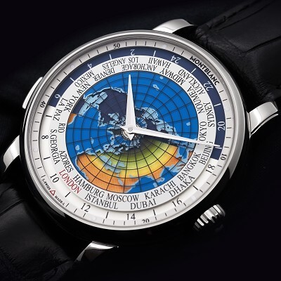 Montblanc 4810 World Time dial