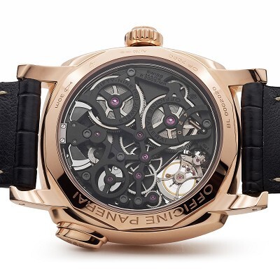Panerai Radiomir 1940 Minute Repeater Tourbillon GMT PAM00600 Rose Gold Case