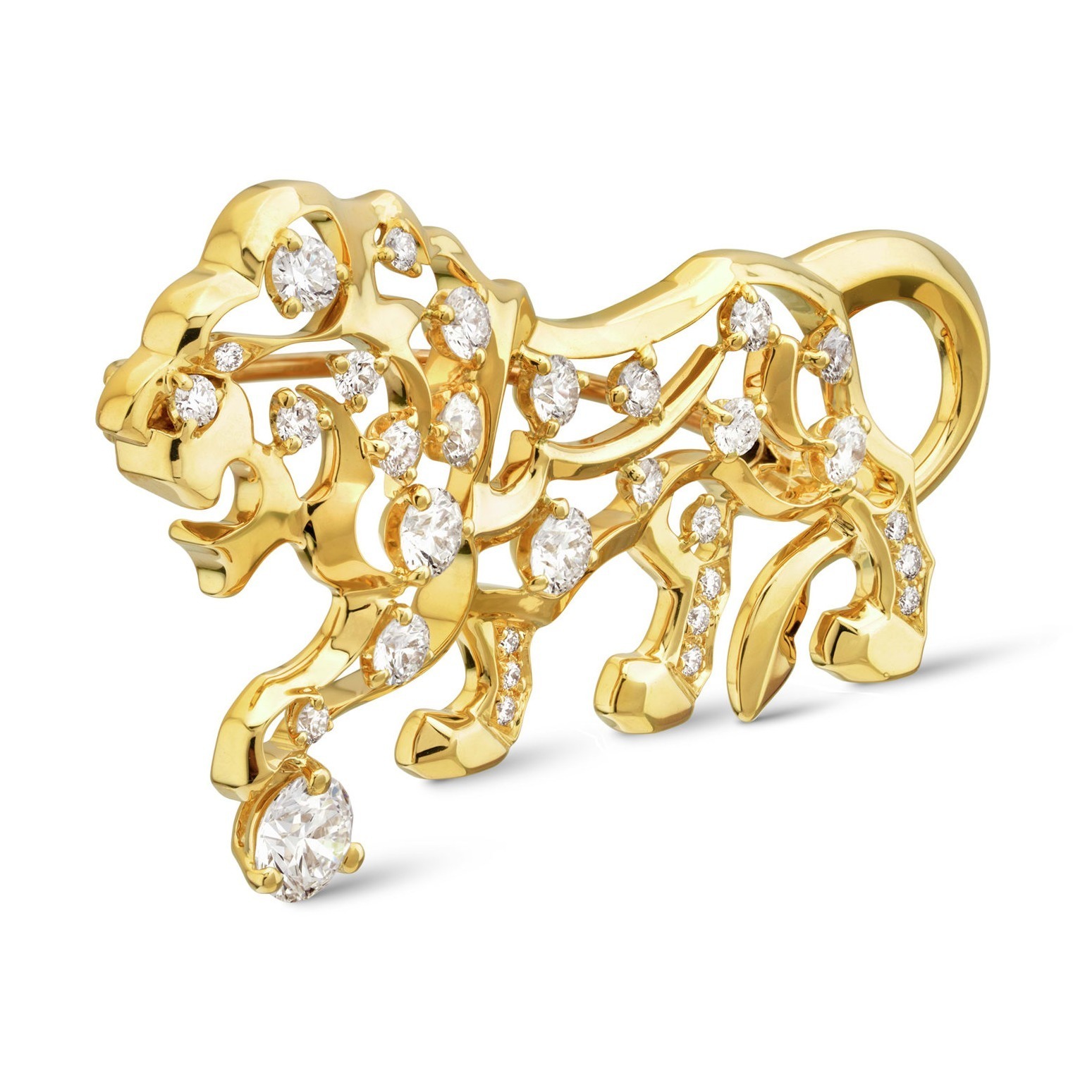 Chanel Sous le Signe du Lion Brooch Close-up