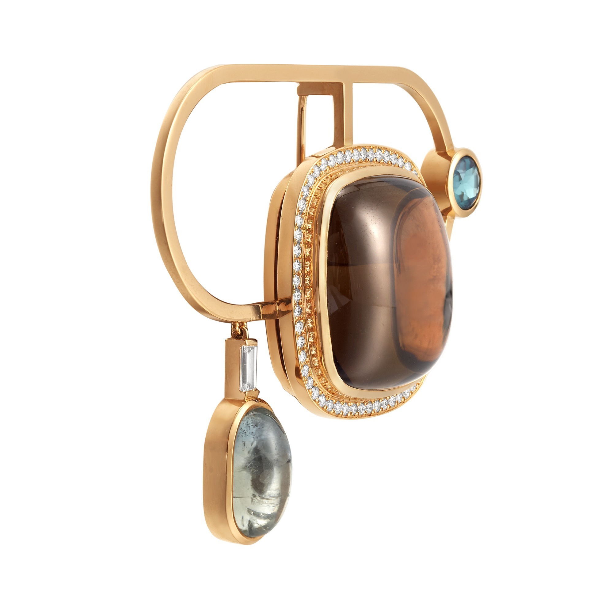 Hermès À l'écoute Brooch Detail