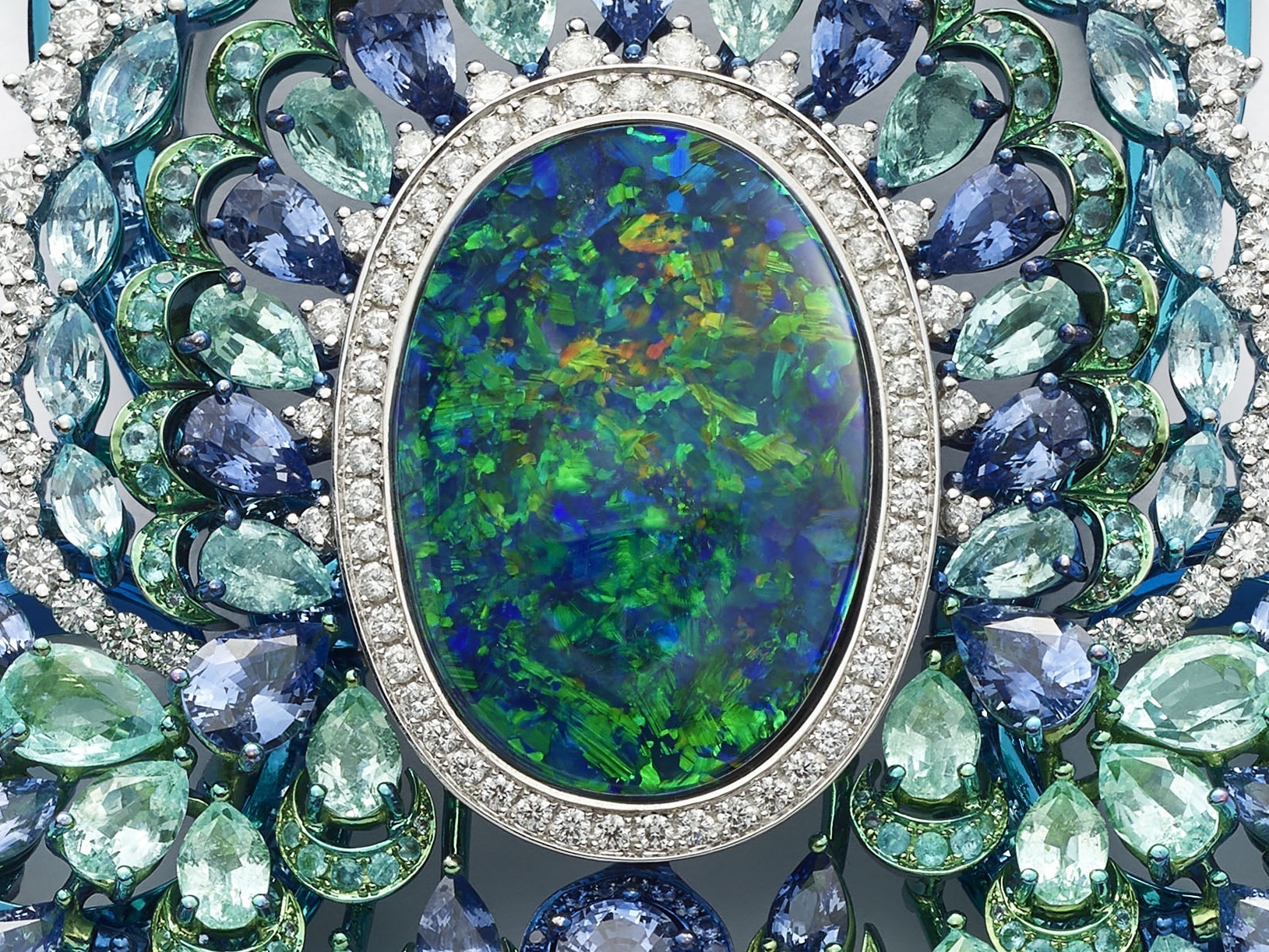 Chopard Red Carpet Black Opal Necklace