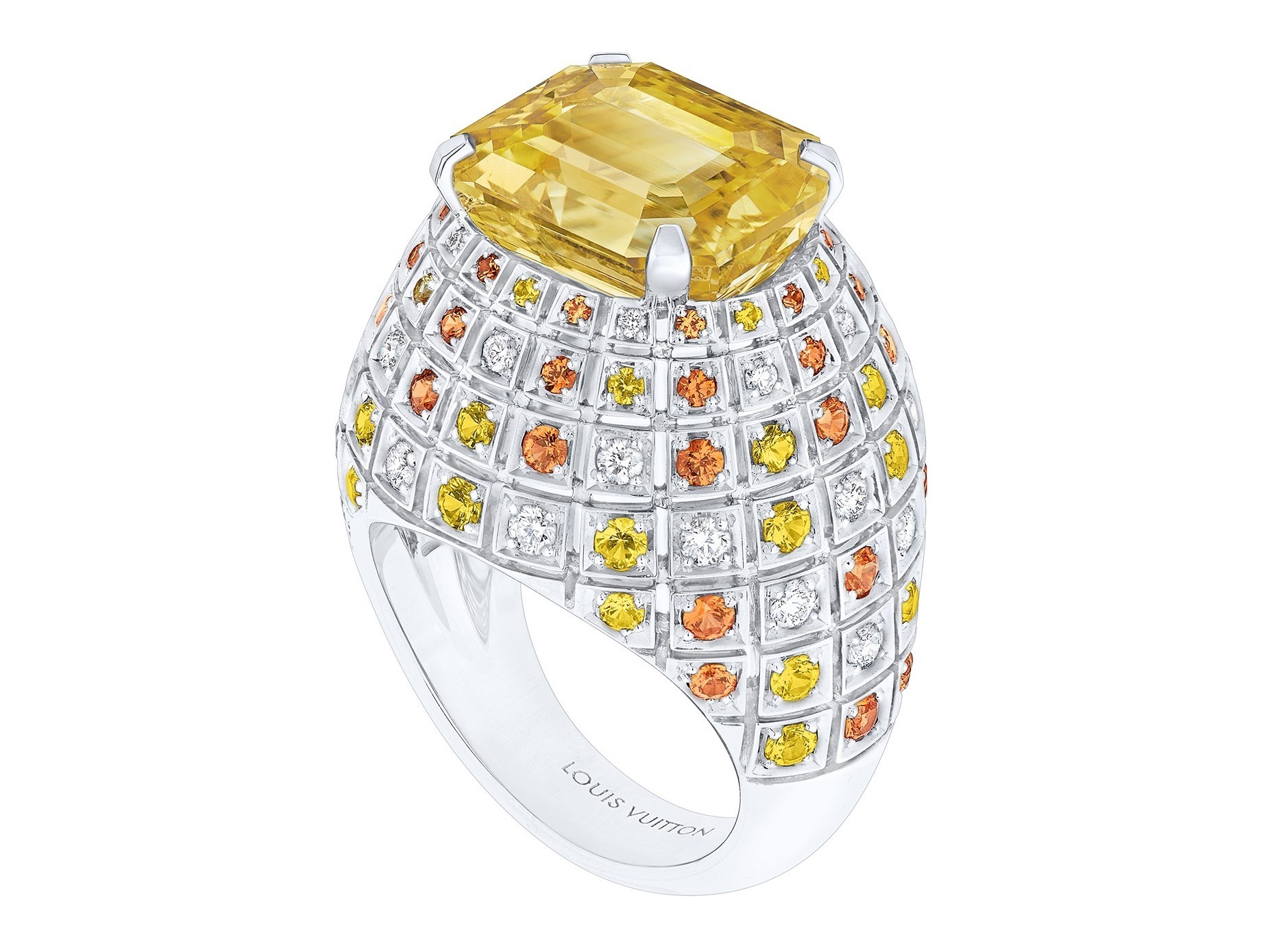Louis Vuitton Soleils Yellow Sapphire Ring
