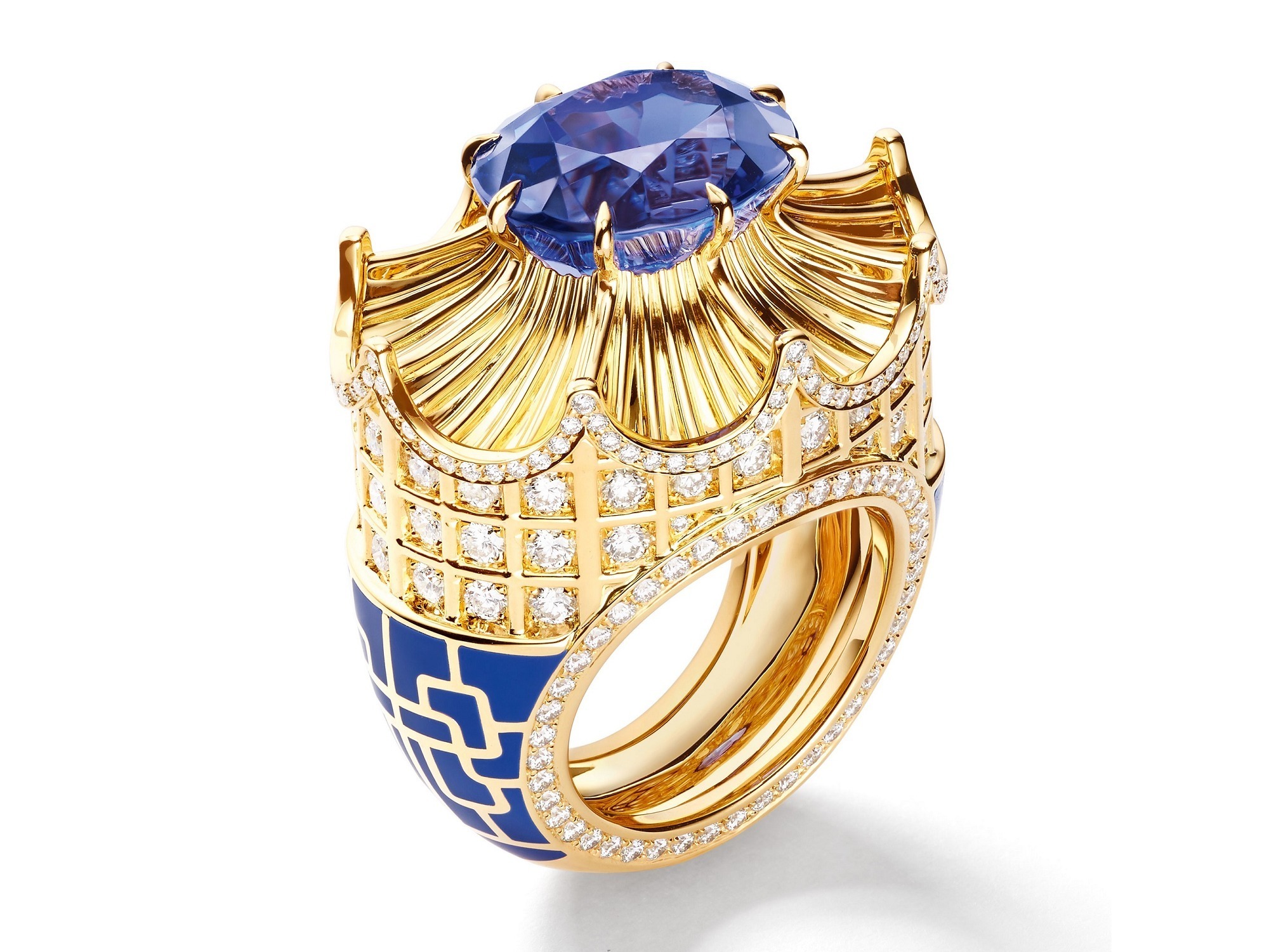 Chaumet Qianlong Colored Gemstone Ring