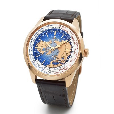 Jaeger-LeCoultre Geophysic Universal Time dial city ring close-up