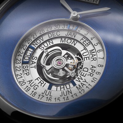 Cartier Rotonde de Cartier Astrocalendaire movement and flying tourbillon