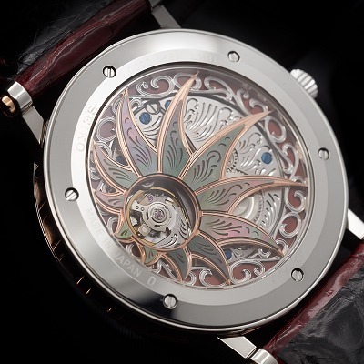 Seiko Credor Masterpiece GBBY993 dial close-up engraving