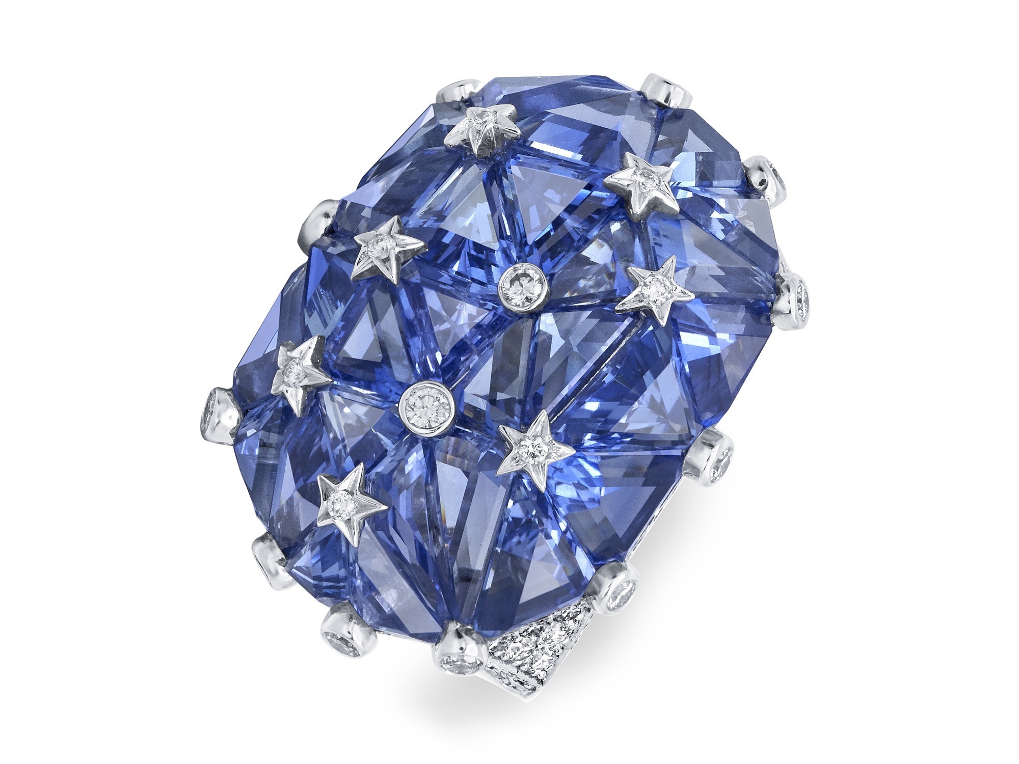 CHANEL Facettes ring sapphire high jewelry