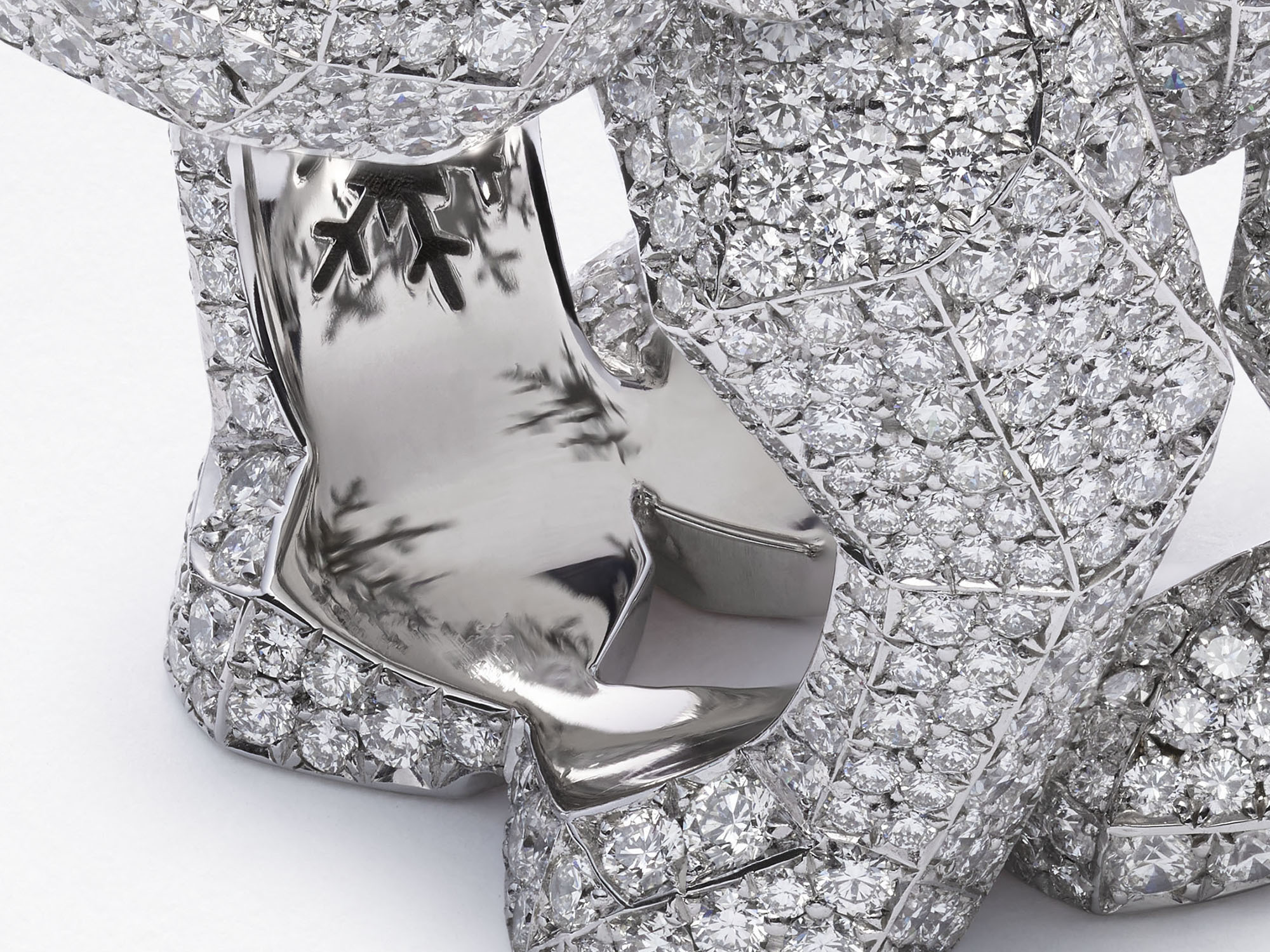 Chopard Polar Bear Ring sapphire eyes