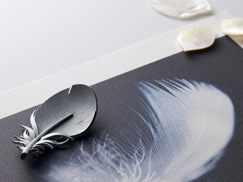 Boucheron feather motif high jewelry