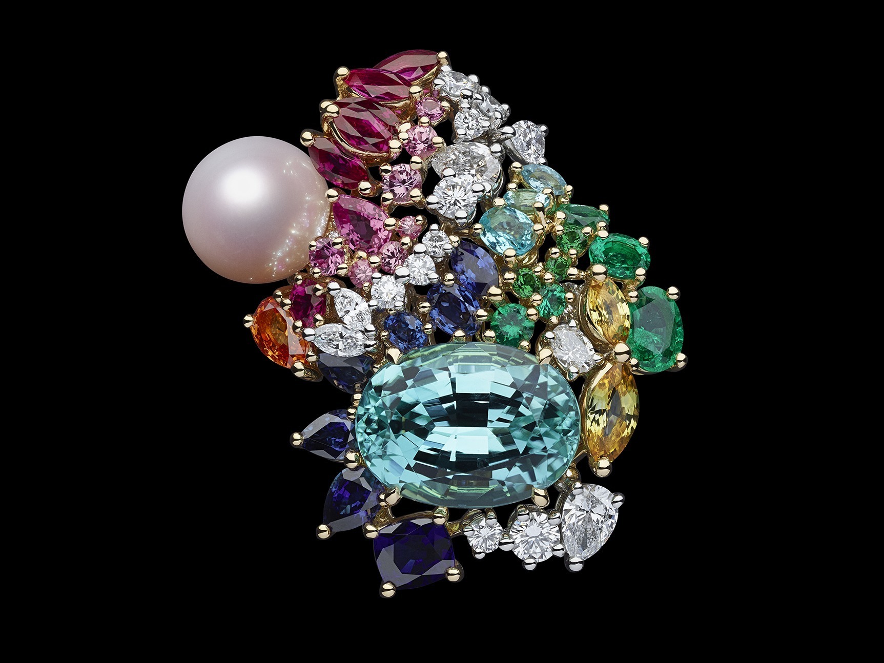 Dior Tie & Dior high jewelry pearl ring