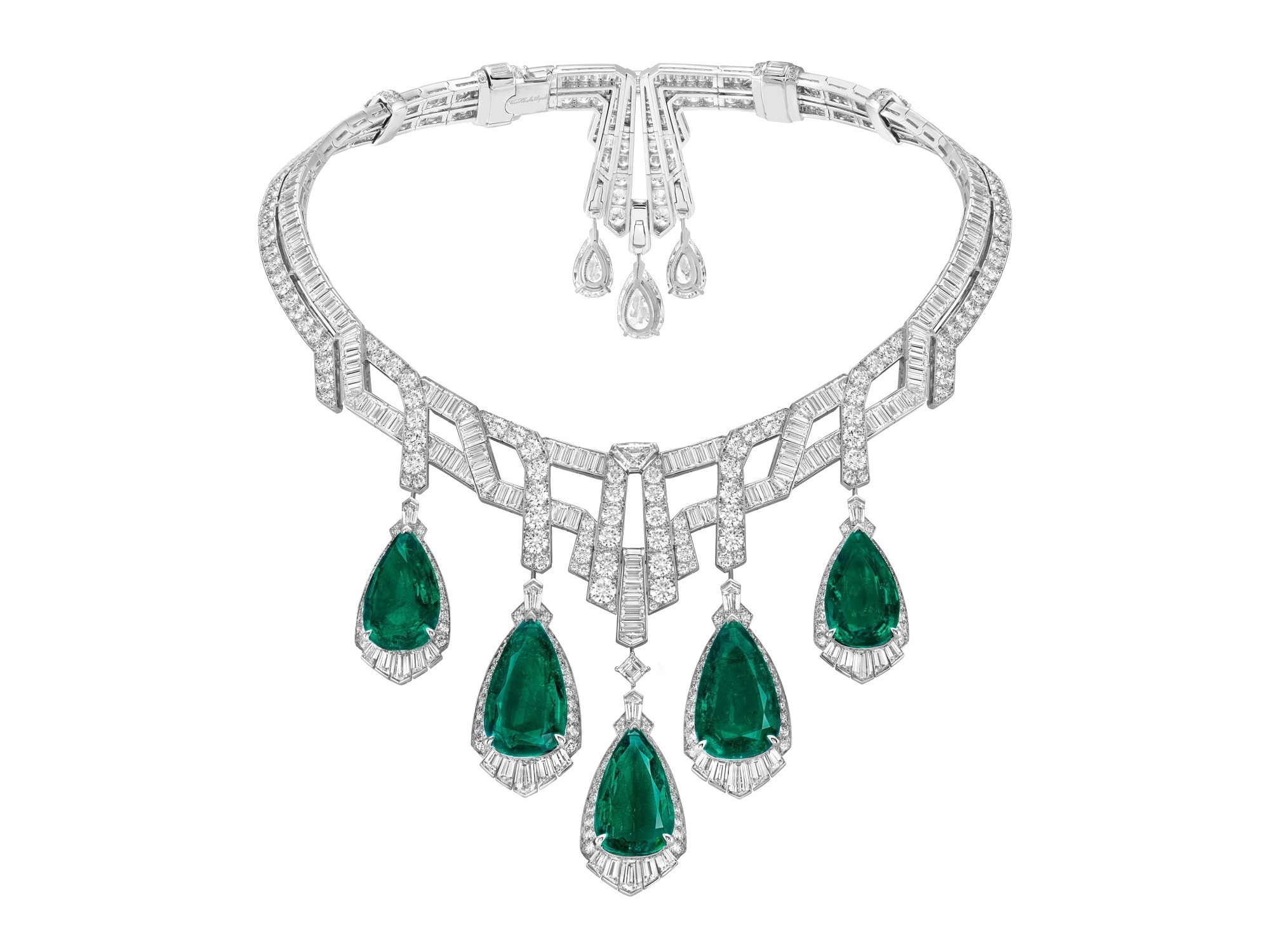 Van Cleef & Arpels emerald necklace historical inspiration