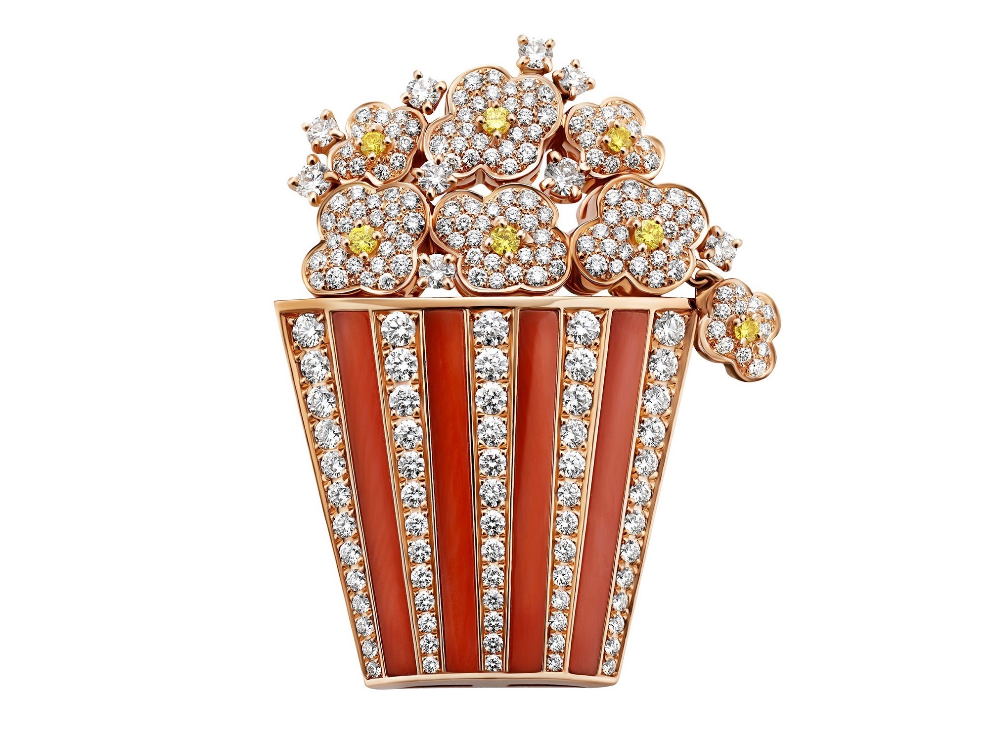 BVLGARI Popcorn brooch Cinemagia collection