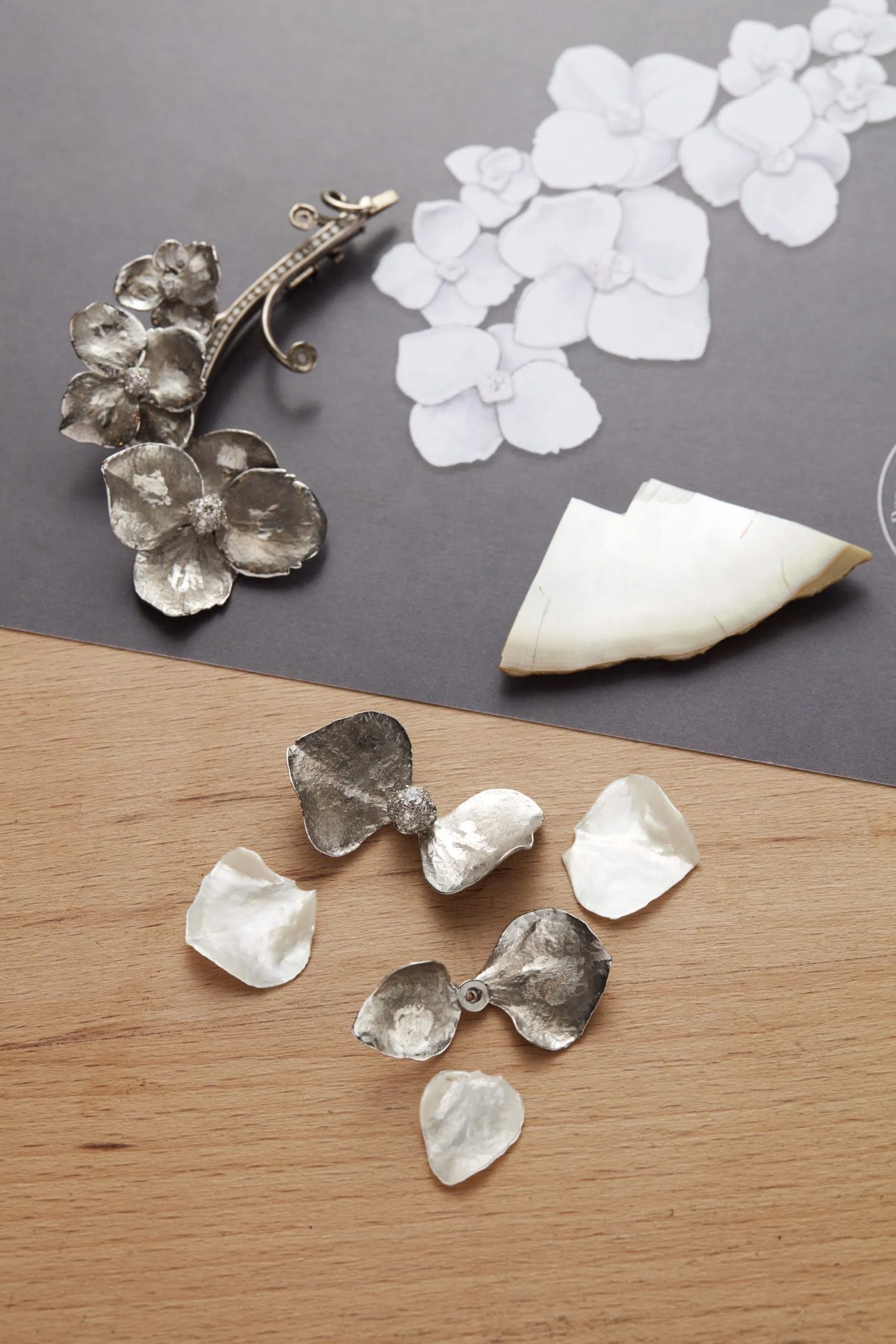 Boucheron Nuage de Fleurs necklace styling