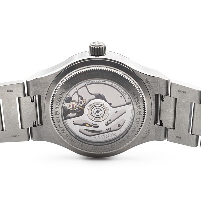 Tudor North Flag Polar Watch exhibition case back