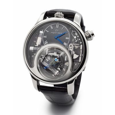 Jaquet Droz The Charming Bird Watch automaton details