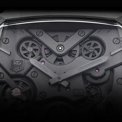 Tag Heuer Monaco V4 Phantom CMC carbon movement