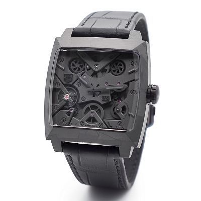 Tag Heuer Monaco V4 Phantom carbon composite watch