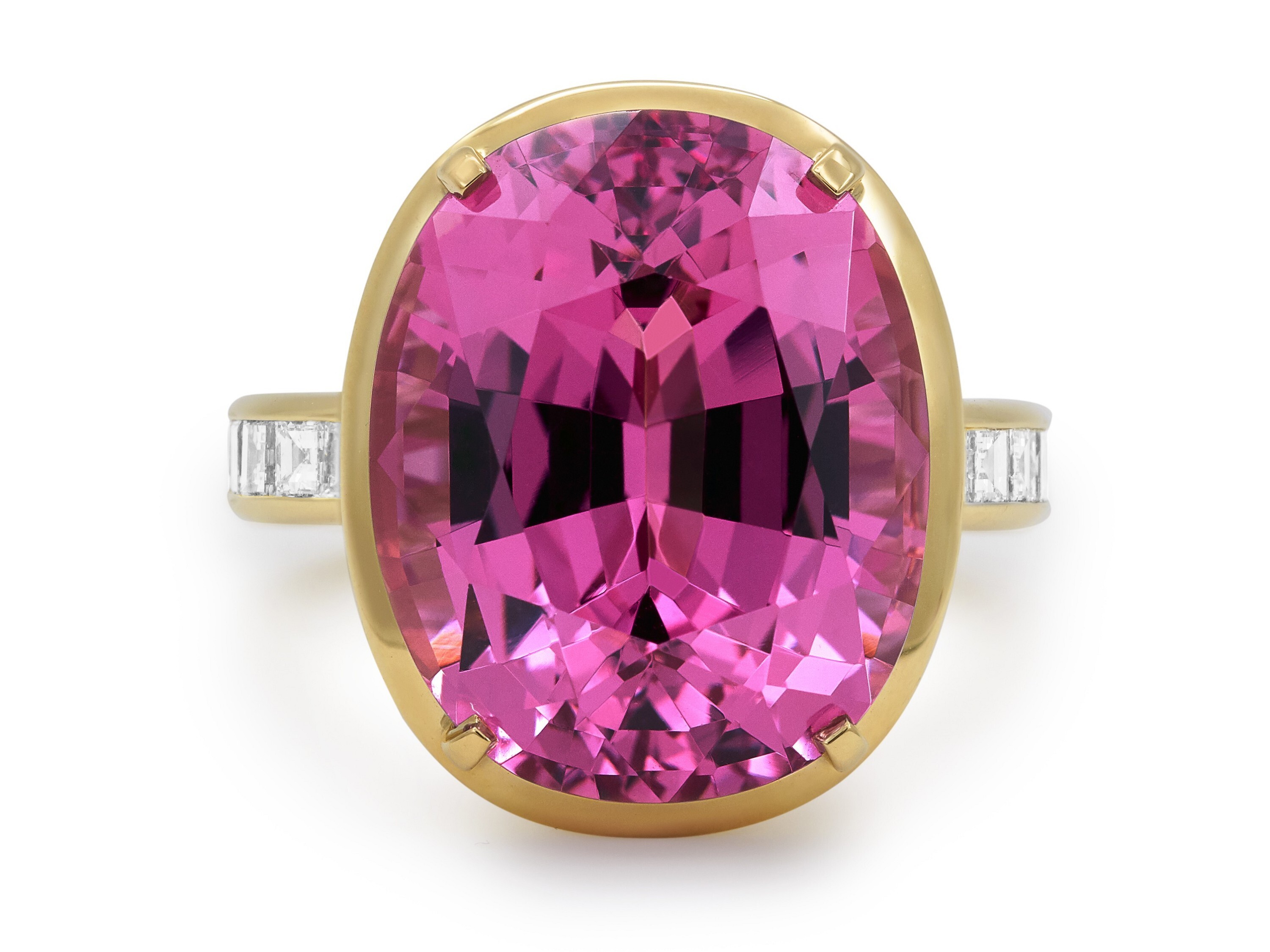 Tiffany Blue Book Frame Pink Spinel Ring