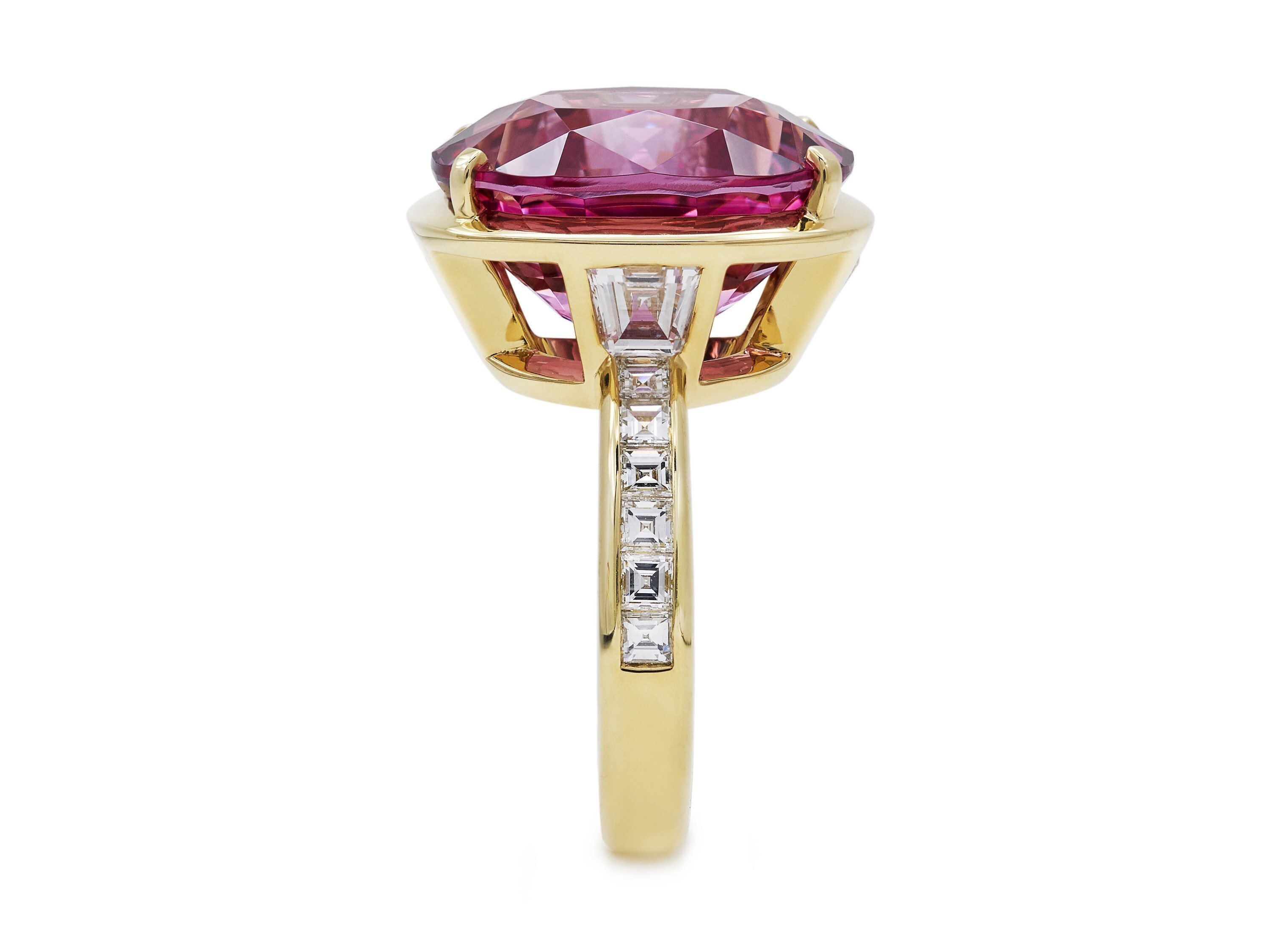 Tiffany Blue Book Frame Pink Spinel Ring