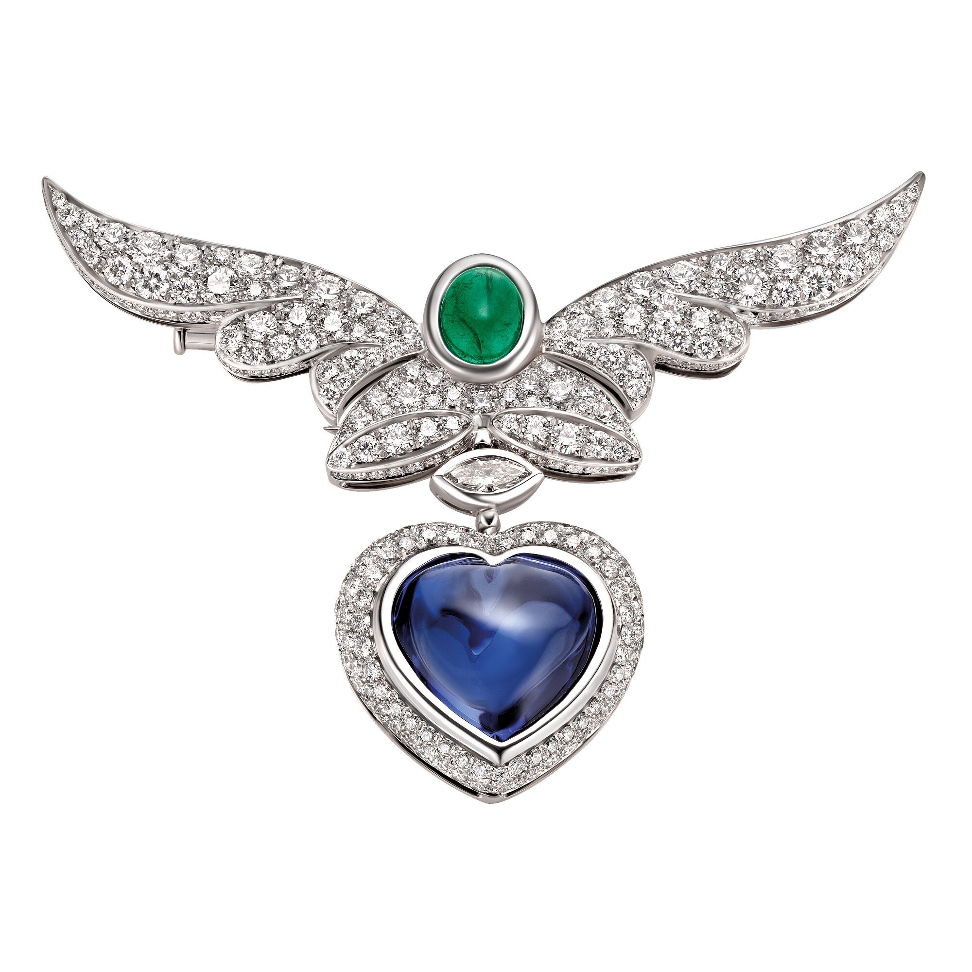 Bulgari Pop Heart Pendant - Close-up of Tanzanite Facets