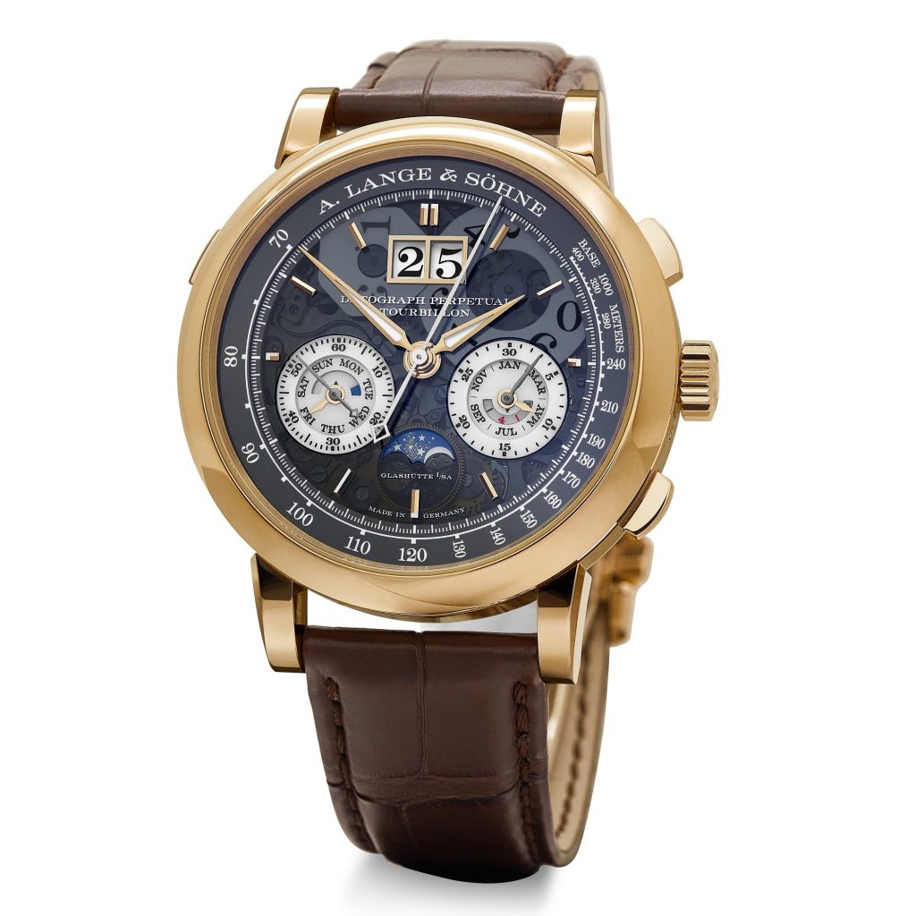 A. Lange & Söhne Datograph Perpetual Tourbillon Honeygold Lumen Perpetual Calendar Tourbillon Chronograph