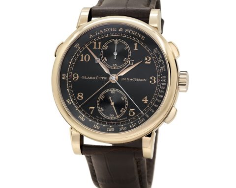A. Lange & Söhne Lange 1815 Rattrapante Watch "Tribute to Ferdinando Adolf Lange" 18K honey gold commemorative model