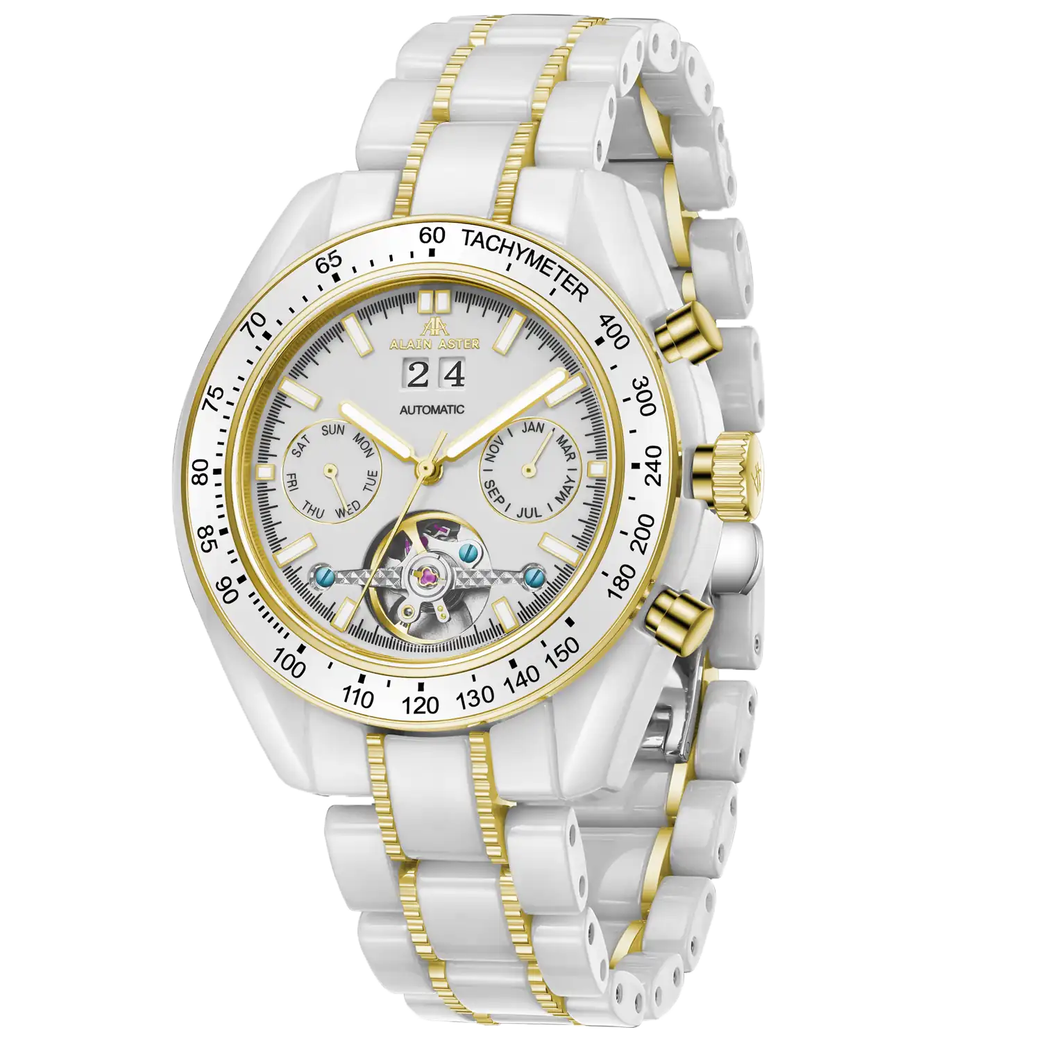 Alain Aster EMPEROR AA-822070-03 Ceramic Watch