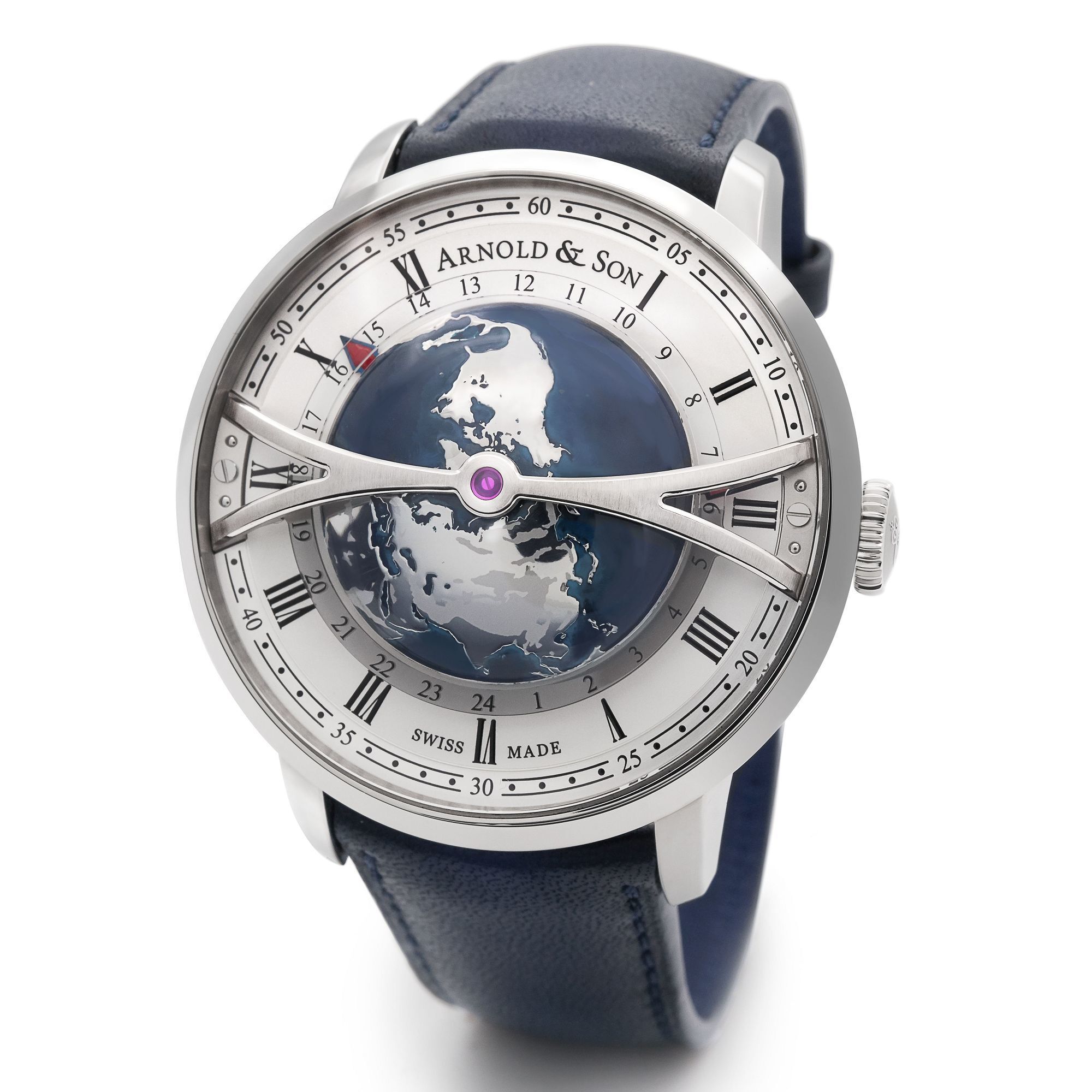Arnold & Son Globetrotter World Time Watch