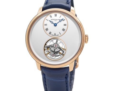 Arnold & Son Ultrathin Tourbillon Gold Silver Opaline ultra-thin flying tourbillon watch