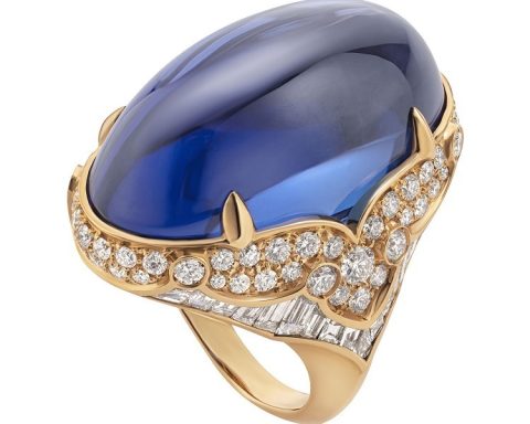 BVLGARI Cabochon Exuberance tanzanite ring