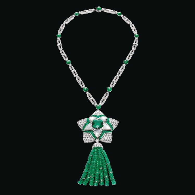 BVLGARI Jannah emerald necklace