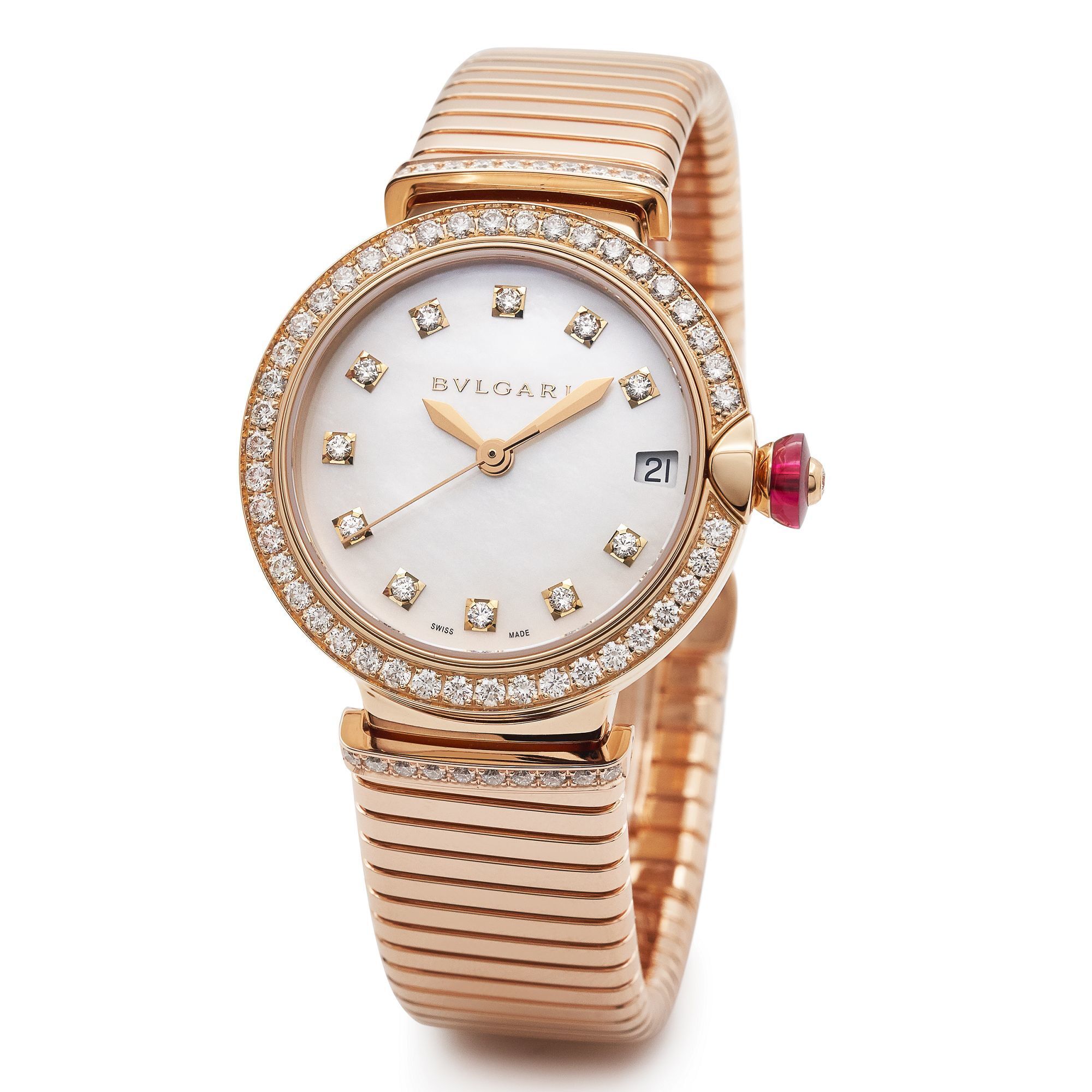 BVLGARI LVCEA Tubogas Halo Watch main image