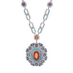 BVLGARI Night at the Casino white gold necklace