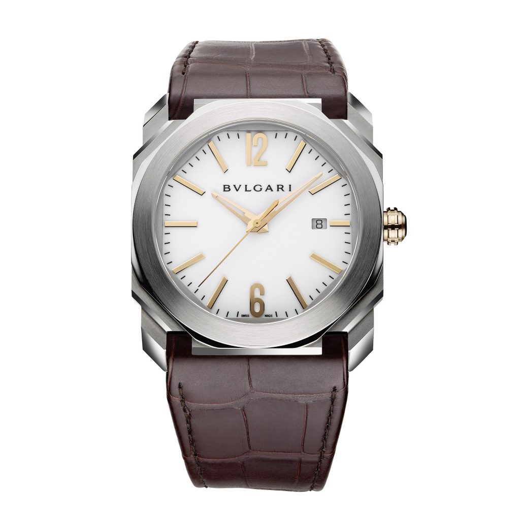BVLGARI OCTO stainless steel rose gold watch