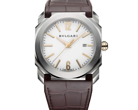 BVLGARI OCTO stainless steel rose gold watch