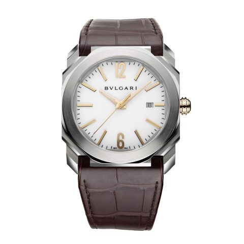 BVLGARI OCTO stainless steel rose gold watch