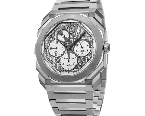 BVLGARI Octo Finissimo Chronograph GMT Sketch dual time chronograph