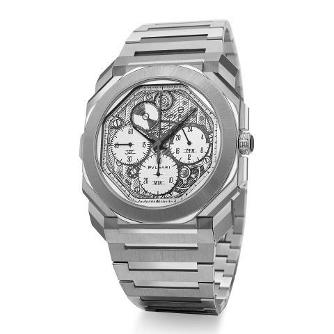 BVLGARI Octo Finissimo Chronograph GMT Sketch dual time chronograph