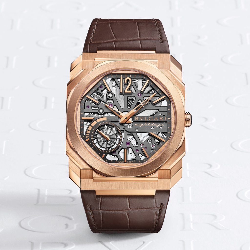 BVLGARI Octo Finissimo Skeleton 8 Days Skeleton Watch 8 Days Chain