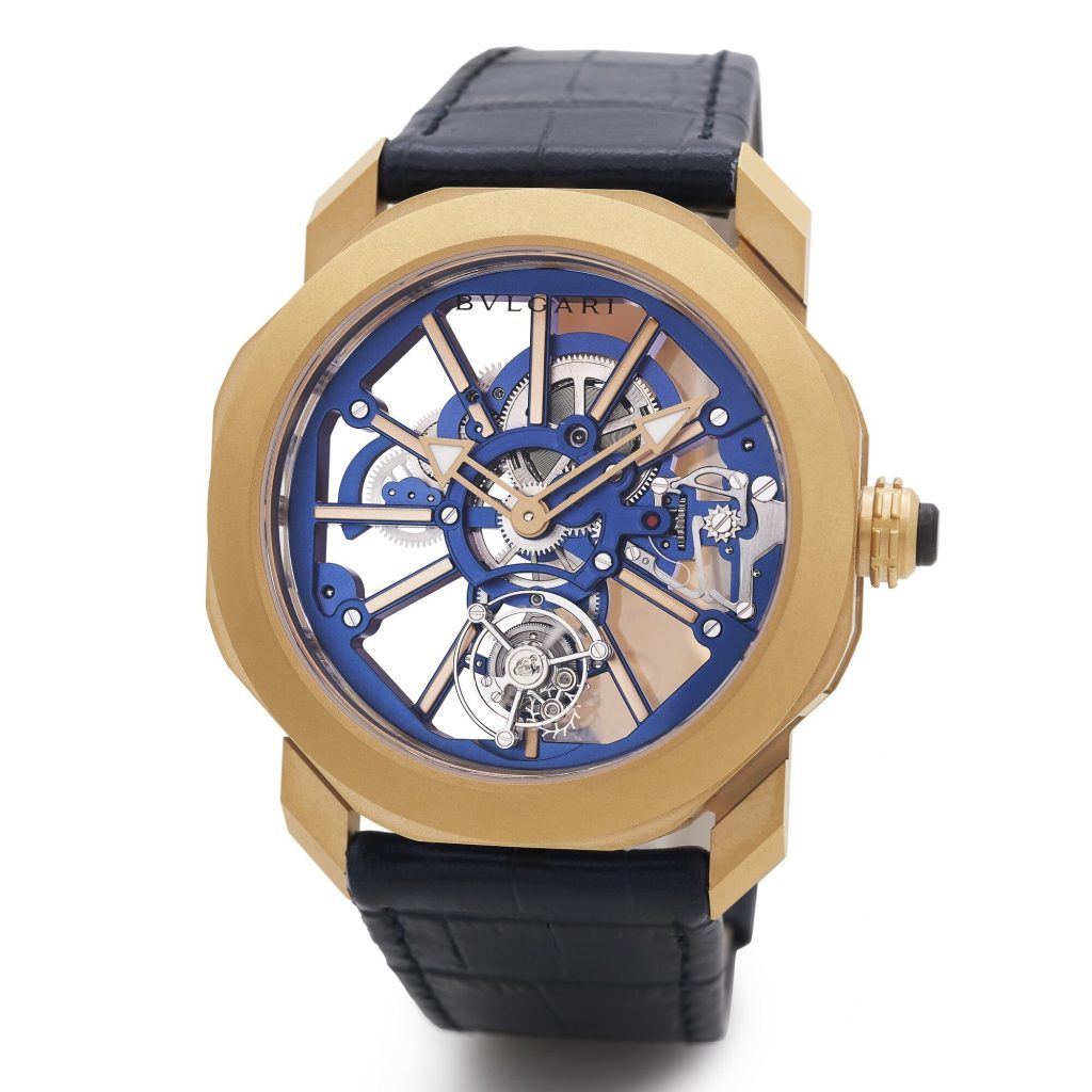 BVLGARI Octo Roma Tourbillon Sapphire Skeleton Tourbillon Watch