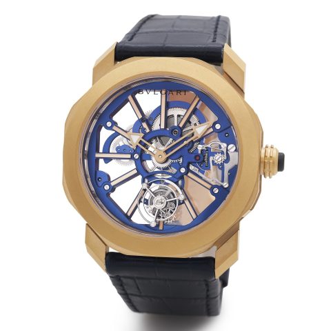 BVLGARI Octo Roma Tourbillon Sapphire Skeleton Tourbillon Watch