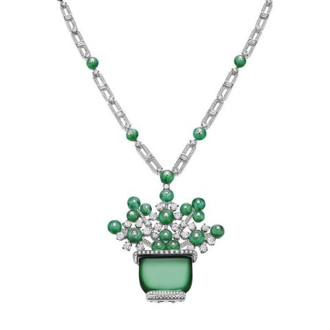 BVLGARI Roman Blooms Roman flower necklace