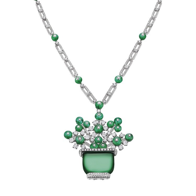BVLGARI Roman Blooms Roman flower necklace