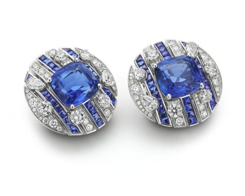 BVLGARI Sapphire Petal sapphire earrings