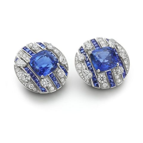 BVLGARI Sapphire Petal sapphire earrings