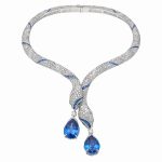 BVLGARI Serpenti Sapphire Echo sapphire snake necklace