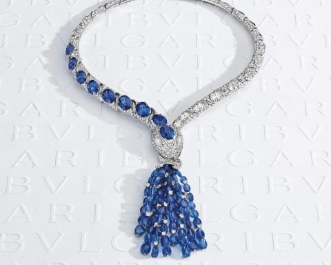 BVLGARI Serpenti Sapphire "Snake" Necklace
