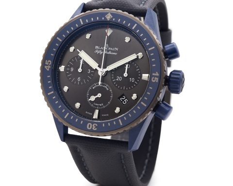 Blancpain Fifty Fathoms Bathyscaphe "Ocean Committment II" flyback chronograph diving watch