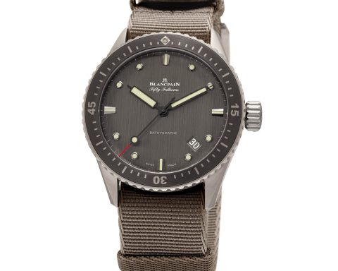 Blancpain Fifty Fathoms Bathyscaphe Titanium diving watch